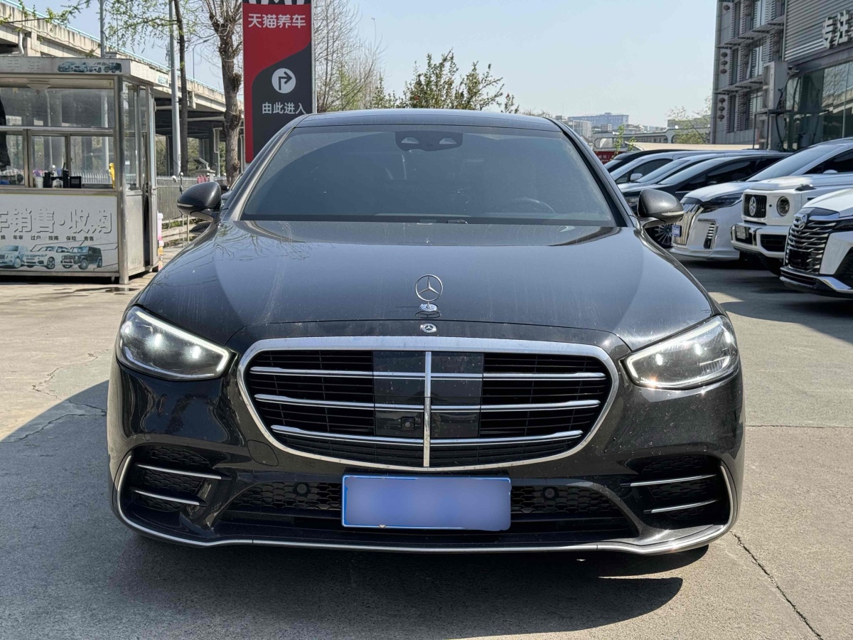 奔驰S级 S450L [进口] 2021款 3.0T 自动 汽油价格0万