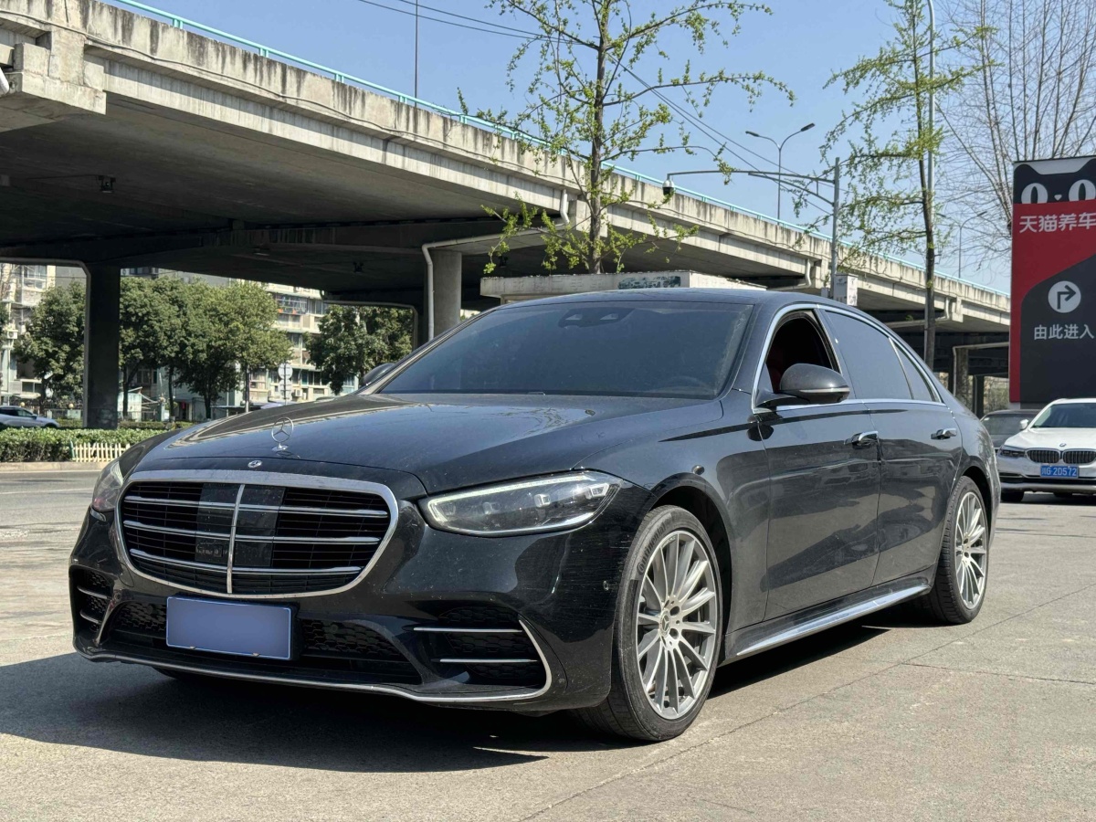 奔驰S级 S450L [进口] 2021款 3.0T 自动 汽油价格0万 