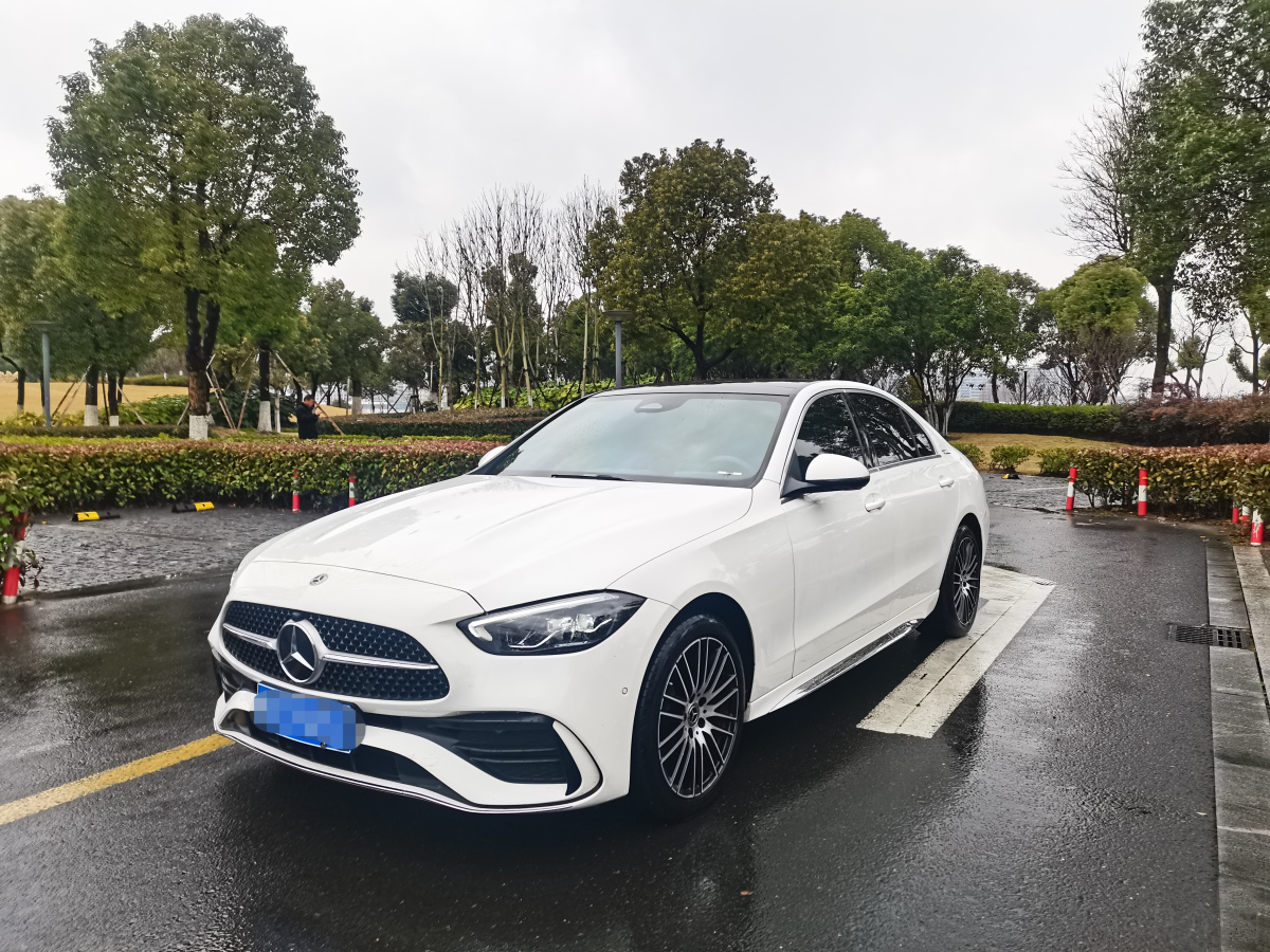 奔驰C级 C260L 2023款 1.5T 自动 皓夜运动版 价格0万 