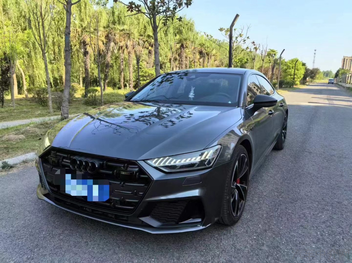奥迪A7L 45TFSI 2022款 2.0T 自动 S二手车 二手line筑梦型流晶套装 价格0万