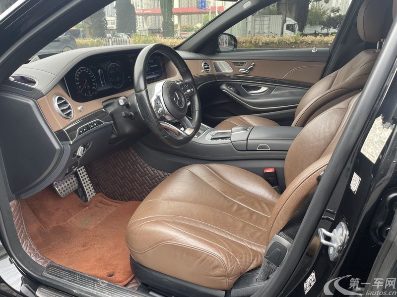 奔驰S级 S450L 2019款 3.0T 自动 后驱 臻藏版 