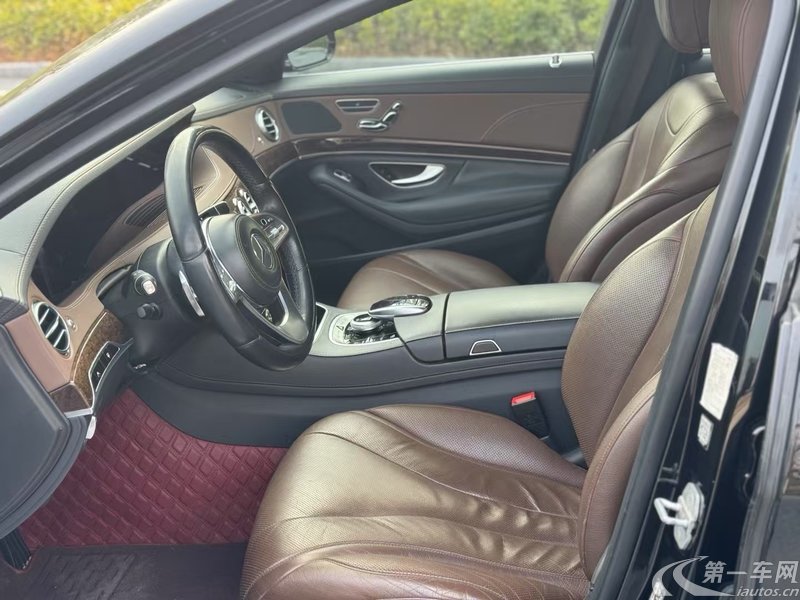 奔驰S级 S320 [进口] 2017款 3.0T 自动 汽油 商务型升级加长版 